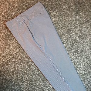 Women’s Seersucker ankle pants, Size 18W